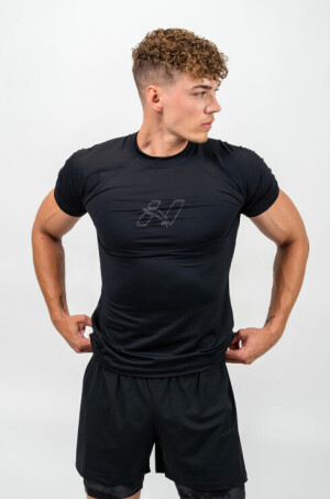 Product detail of Nebbia Performance+ Kompresní Sportovní tričko Endurance 346 Black černá