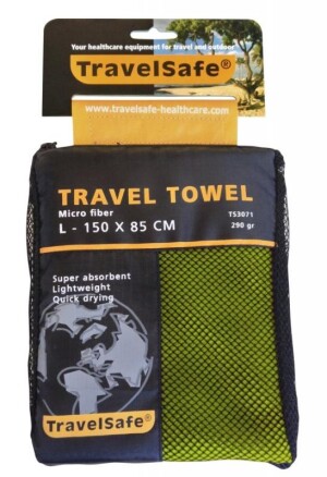 Product detail of TravelSafe ručník Microfiber Towel L lime green