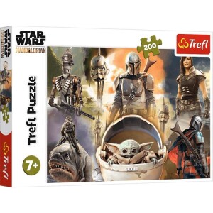 Product detail of Trefl Puzzle Star Wars - The Mandalorian: Připraveni k boji / 200 dílků