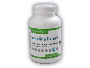 Product detail of Nutri House Vitamin B9 Kyselina listová 500 tablet