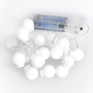 Product detail of Solight LED vánoční řetěz barevné koule, 20x LED, 2 m, 2x AA