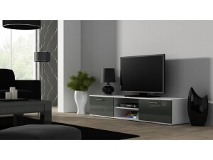 Product detail of Artcam TV stolek SOHO 180 cm Barva: Bílá/šedý lesk
