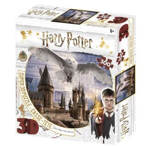Product detail of Harry Potter 3D puzzle - Bradavice a Hedvika 300 dílků
