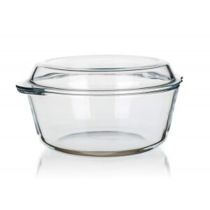 Product detail of Borcam Pekáč skleněný kulatý s víkem, 3,15 l