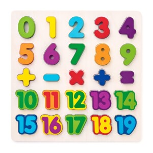 Product detail of Woody Puzzle na desce Číslice