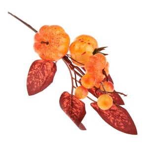 Product detail of Podzimní dekorační větvička s dýněmi, 22 cm
