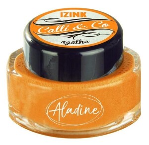 Product detail of Kaligrafický inkoust Aladine IZINK CALLI &amp; CO - metalický žlutooranžový, 15 ml