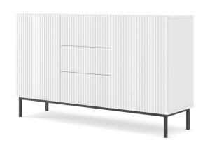 Product detail of ARTBm Komoda RAVENNA B 2D3S 150 | bílá matná Provedení: Bílá matná / černá podnož