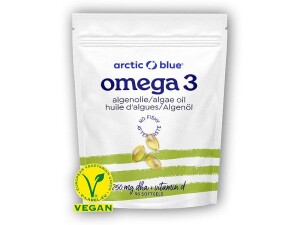 Product detail of Arctic blue Vegan Omega 3 Algae 90 kapslí (250mg DHA Vitamin D 400IU)
