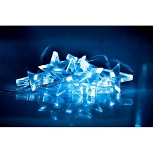 Product detail of Solight Vánoční řetěz Hvězdy 10 LED modrá, 1,5 m