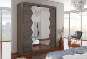 Product detail of ArtAdrk Šatní skříň KANSAS | 180 cm Barva: Čokoládová
