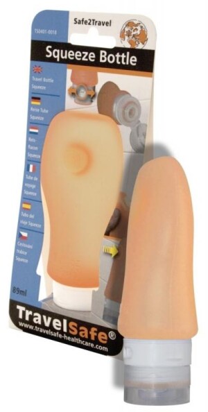 Product detail of TravelSafe mačkací dávkovací lahev Squeeze Bottle oranžová