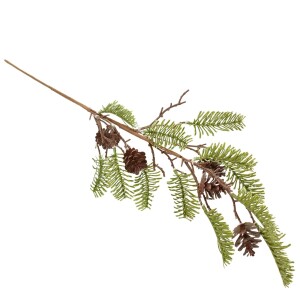 Product detail of Zimní větev s jinovatkou a šiškami, 71 cm