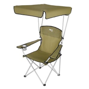 Product detail of NILS CAMP Skládací židle se stříškou NC3087 zelená