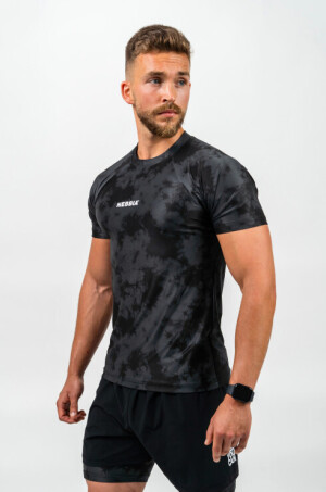 Product detail of Nebbia kompresní Camouflage tričko MAXIMUM 338 černá