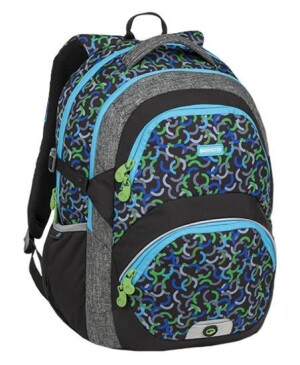 Product detail of Bagmaster Školní batoh THEORY 9 E GREEN/BLUE/BLACK