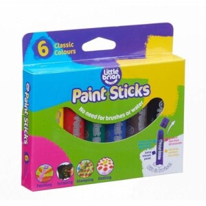 Product detail of Little Brian Paint Sticks - Základní barvy 6 ks - EPEE
