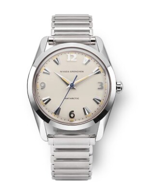 Product detail of Nivada Grenchen Antarctic 35 mm Eggshell Beige - Forstner Bonklip