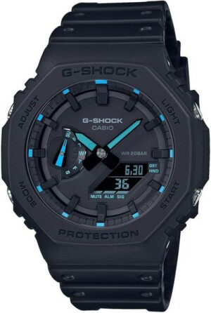 Product detail of Casio G-Shock GA-2100-1A2ER Neon Accent Series