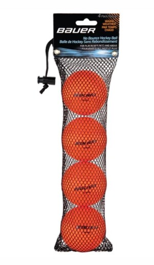 Product detail of Bauer Warm Orange - 4 ks tréninkové míčky