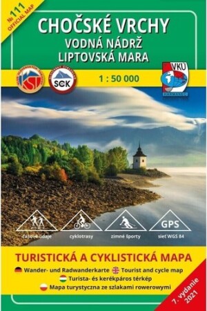 Product detail of TM 111 Chočské vrchy - vodná nádrž Liptovská Mara 1: 50 000