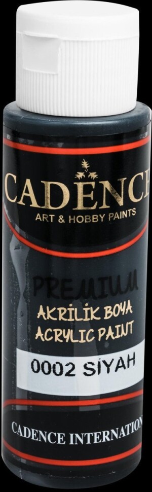 Product detail of Akrylová barva Cadence Premium - černá / 70 ml