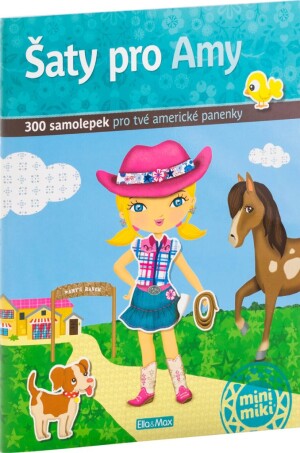 Product detail of Šaty pro Amy - kniha samolepek - Julie Camel