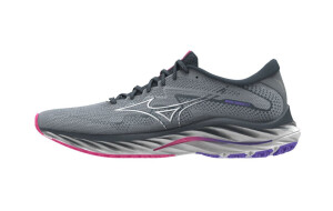 Product detail of Dámská běžecká obuv Mizuno  Wave Rider 27 Pearl Blue/White/High-Vis Pink  UK 4