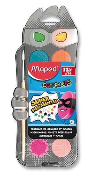 Product detail of Maped - Vodové barvy Paint 30 mm - 12 barev