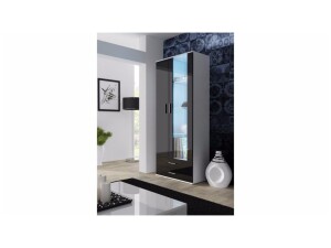 Product detail of Artcam Stojící vitrína SOHO S6 Barva: bílá/černý lesk
