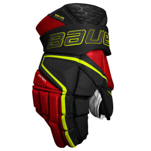 Product detail of Hokejové rukavice Bauer Vapor Hyperlite - MTO black/red/green Intermediate 12 palců