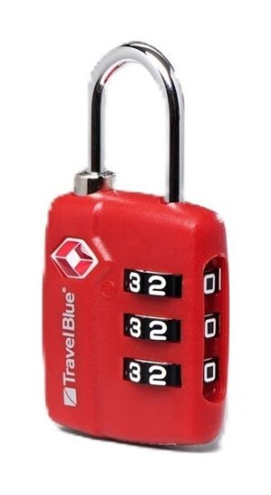 Product detail of Travel Blue TSA Lock Red