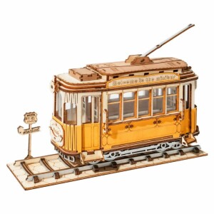 Product detail of RoboTime dřevěné 3D puzzle Historická tramvaj
