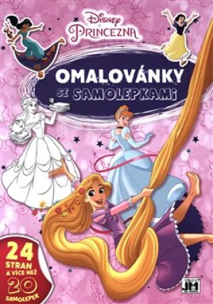 Product detail of Omalovánky A4 se samolepkami - Disney Princezny