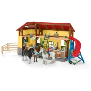 Product detail of Schleich 42485 Stáj pro koně s příslušenstvím, 60 x 40 x 29,5 cm