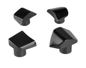Product detail of RIDEA Krytky závitové 91 pro montáž klik, Al, črn.