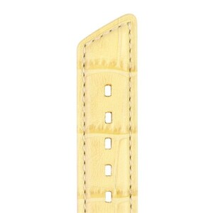 Product detail of Řemínek Hirsch Princess - vanilkový - 18 mm - M – Střední délka - 16 mm - Stříbrná