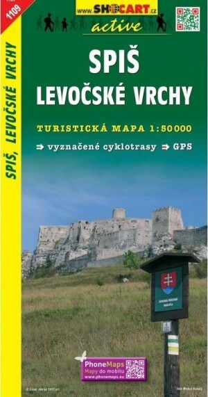Product detail of SC 1109 Spiš, Levočské vrchy 1:50 000