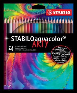 Product detail of Pastelky STABILO aquacolor, sada 24 ks v kartonovém pouzdru&quot;ARTY&quot;