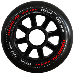 Product detail of Inline kolečka Tempish  RADICAL 90 mm 85A Black 4-Pack
