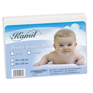 Product detail of Bellatex Dětské jersey prostěradlo, bílá, 60 x 120 cm
