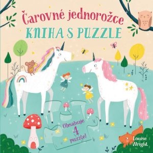 Product detail of Čarovné jednorožce Kniha s puzzle - Louise Wrightová