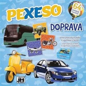 Product detail of JM Pexeso v sešitu Doprava s krabičkou a omalovánkou