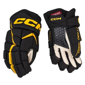 Product detail of Hokejové rukavice CCM JetSpeed FT680 Black/Sunflower Junior 12 palců