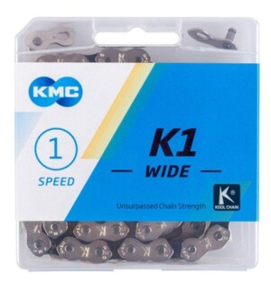 Product detail of Kmc K1 Wide 1/2x1/8 Stříbrný BOX řetěz