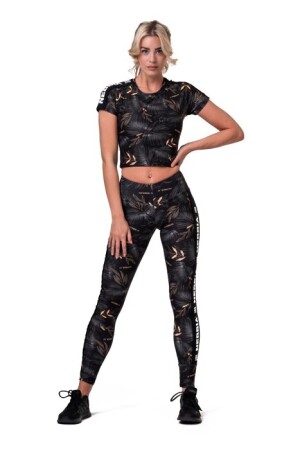Product detail of Nebbia Crop top Active 568 volcanic black