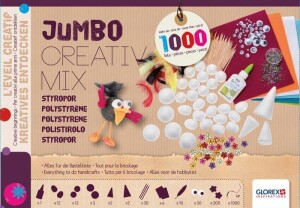 Product detail of Glorex Jumbo kreativní sada - polystyren 1000 ks