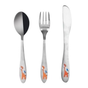 Product detail of Orion Příbory nerez dětské 3 ks ŽIRAFA