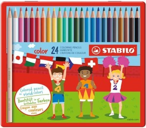 Product detail of Pastelky STABILO color sada 24 ks v kovovém pouzdru