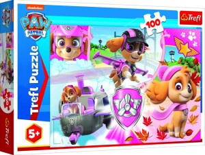 Product detail of Trefl Puzzle Tlapková Patrola - Skye v akci / 100 dílků - Trigano